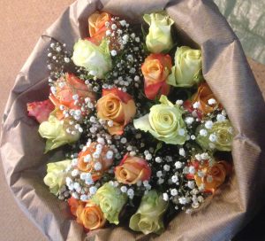 boeket met prachtige rozen